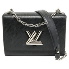 Louis Vuitton Black Epi Leather Twist MM Bag