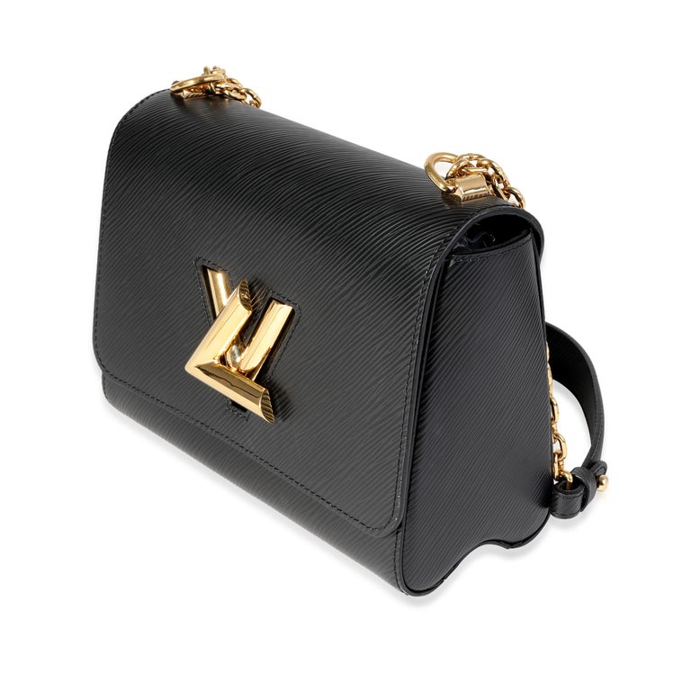 Women's Louis Vuitton Black Epi Leather Twist MM For Sale