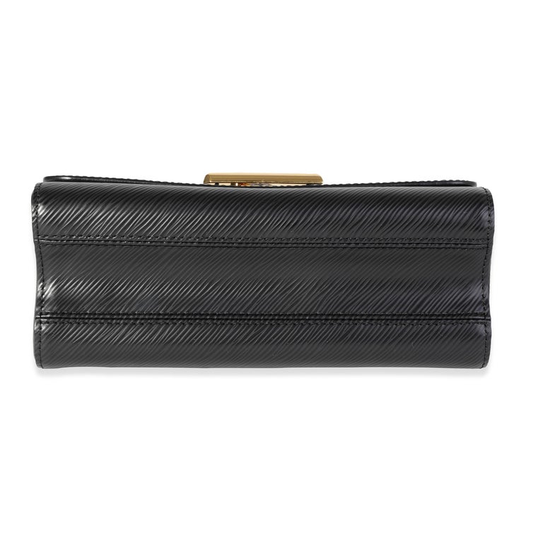 Louis Vuitton Black Epi Leather Twist MM For Sale 3