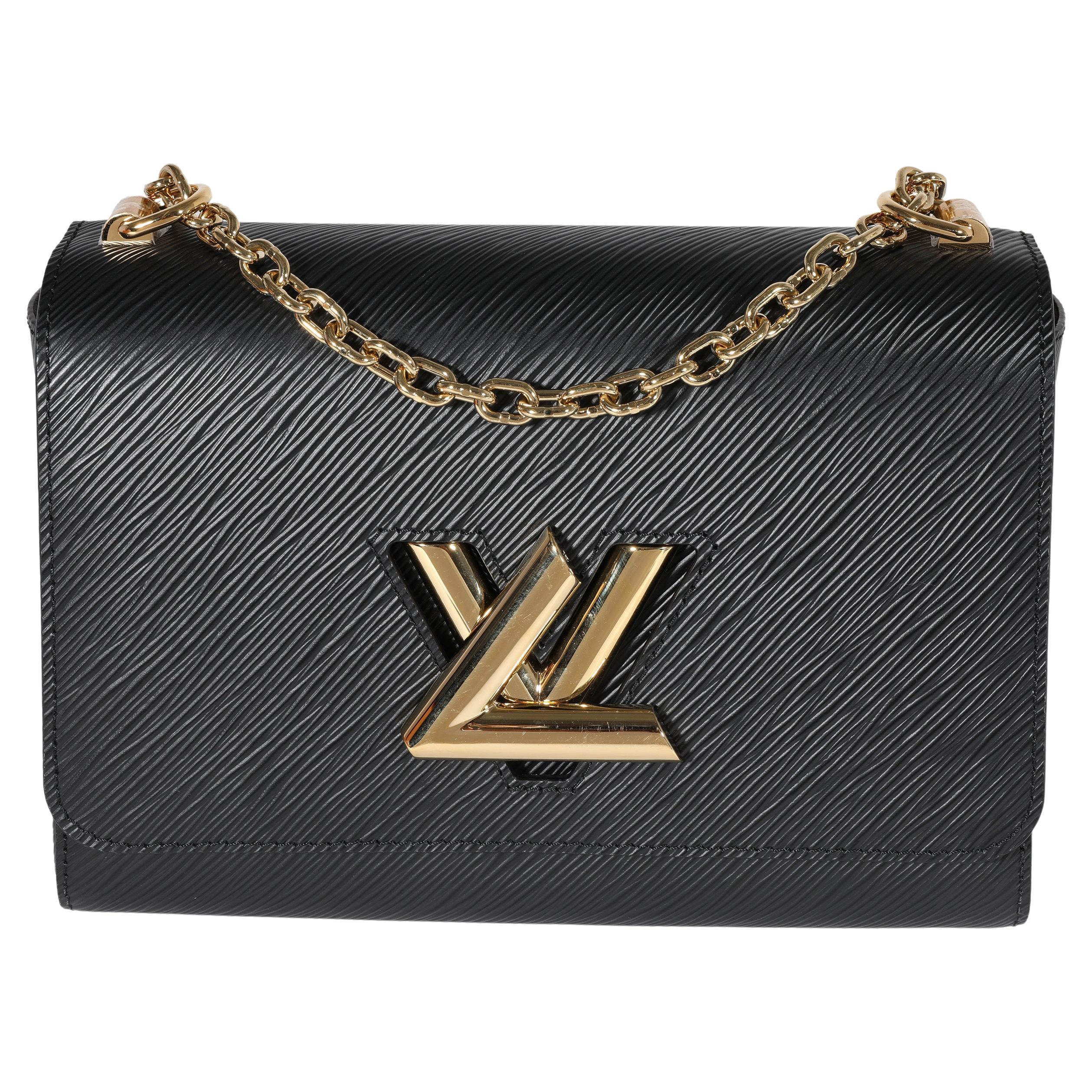 Louis Vuitton Black Epi Leather Twist MM