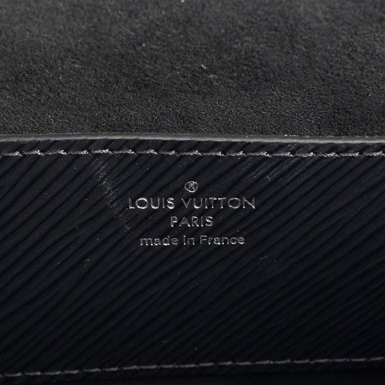 LOUIS VUITTON Epi Monogram Twist Shoulder Bag MM Black 283079