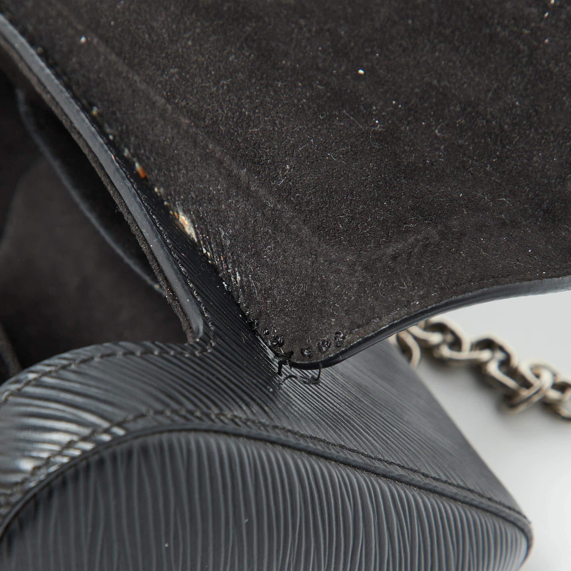 Louis Vuitton Black Epi Leather Twist PM Bag 2