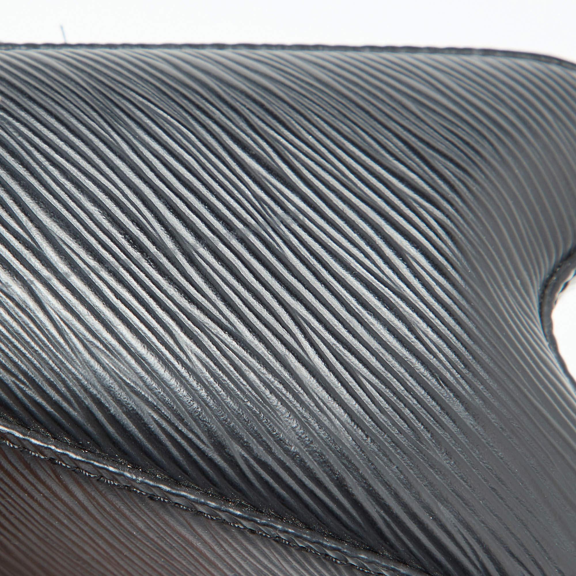 Louis Vuitton Black Epi Leather Twist PM Bag 4
