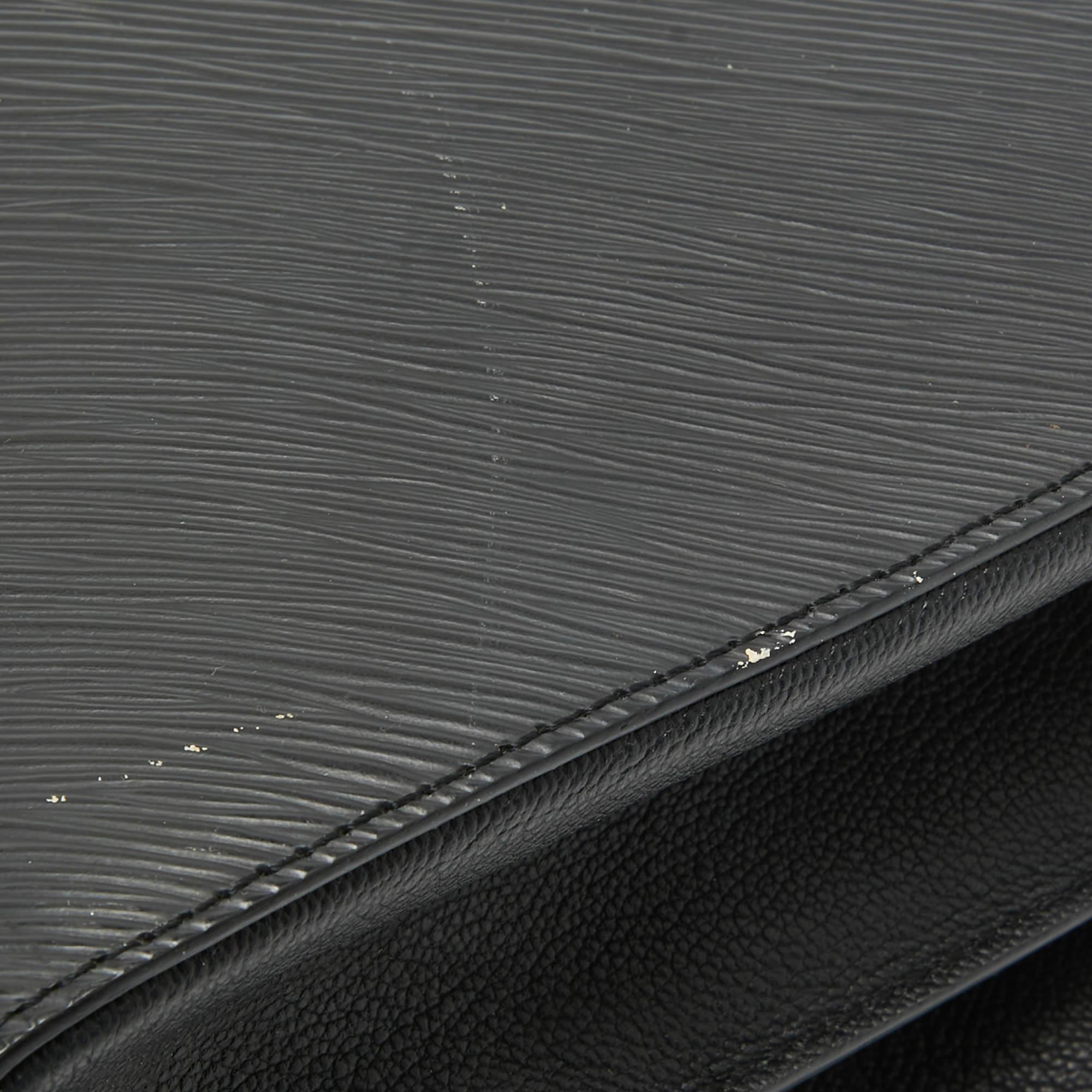 Louis Vuitton Black Epi Leather Twist Tote Bag 5