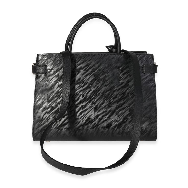 Louis Vuitton Black Epi Leather Twist Tote For Sale at 1stDibs