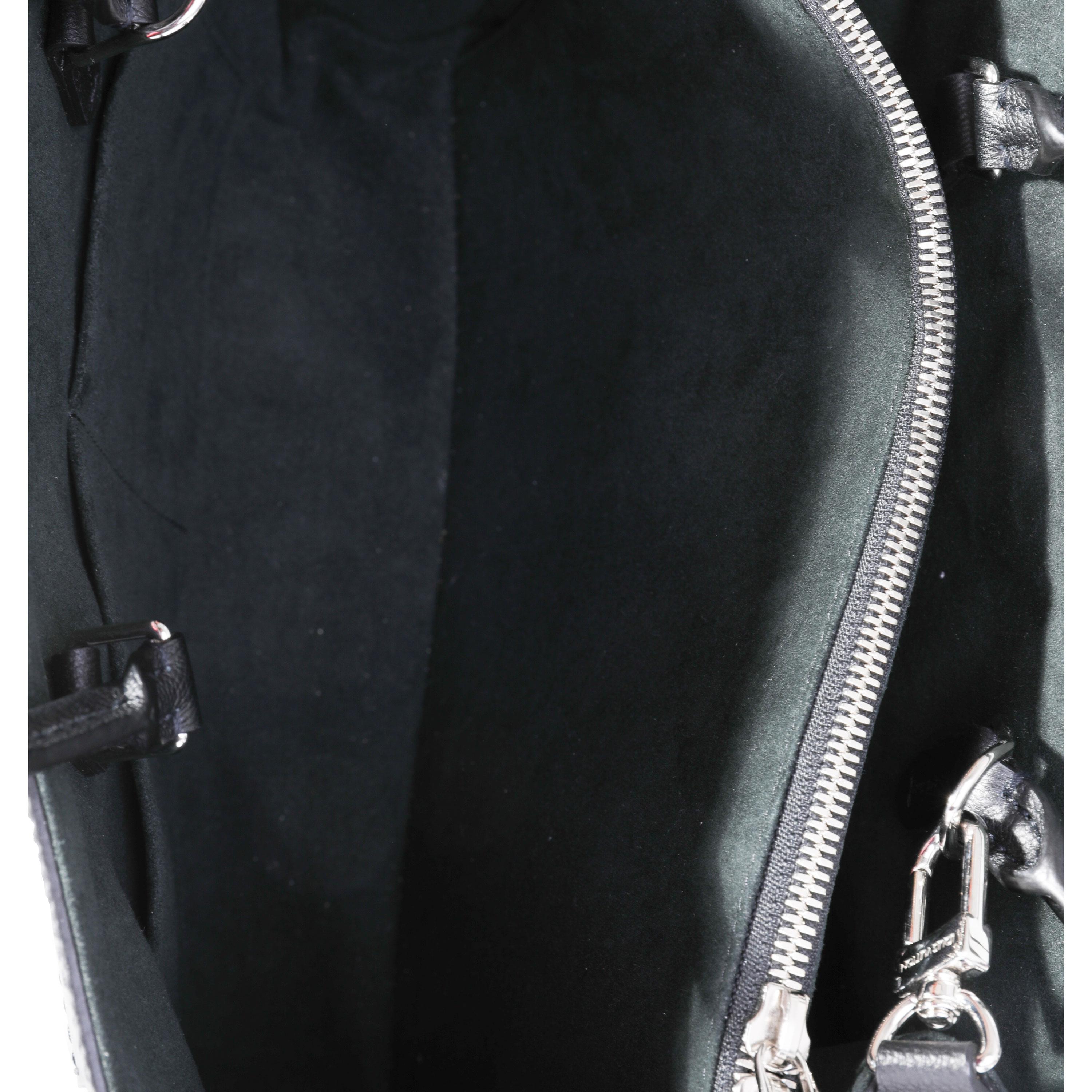 Women's Louis Vuitton Black Epi Leather Twist Tote