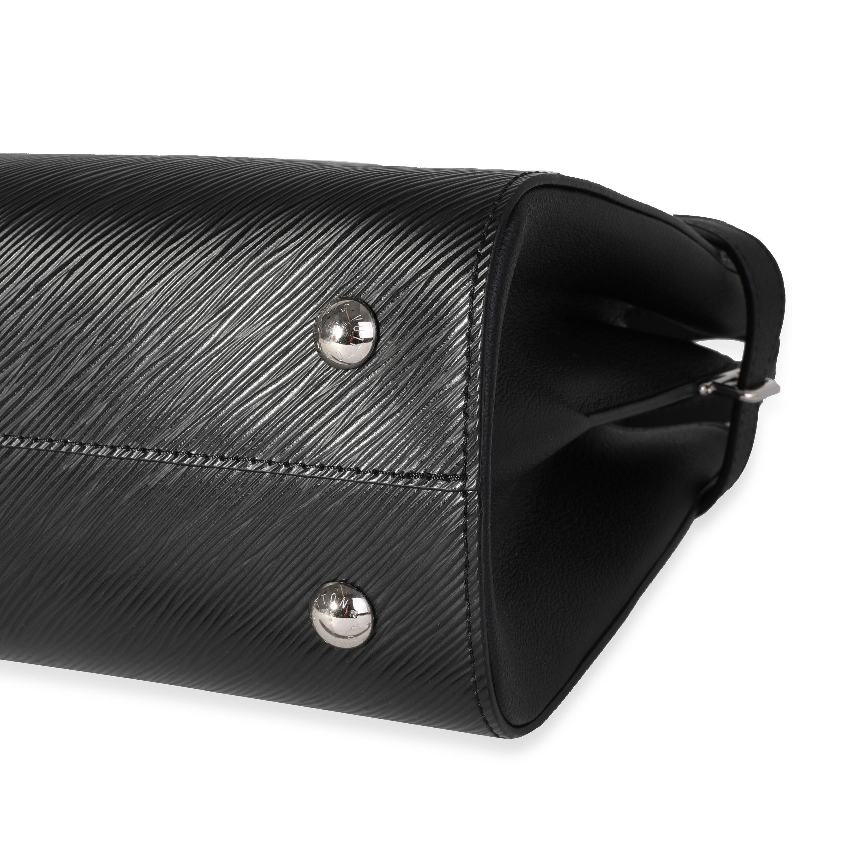 Louis Vuitton Black Epi Leather Twist Tote 1