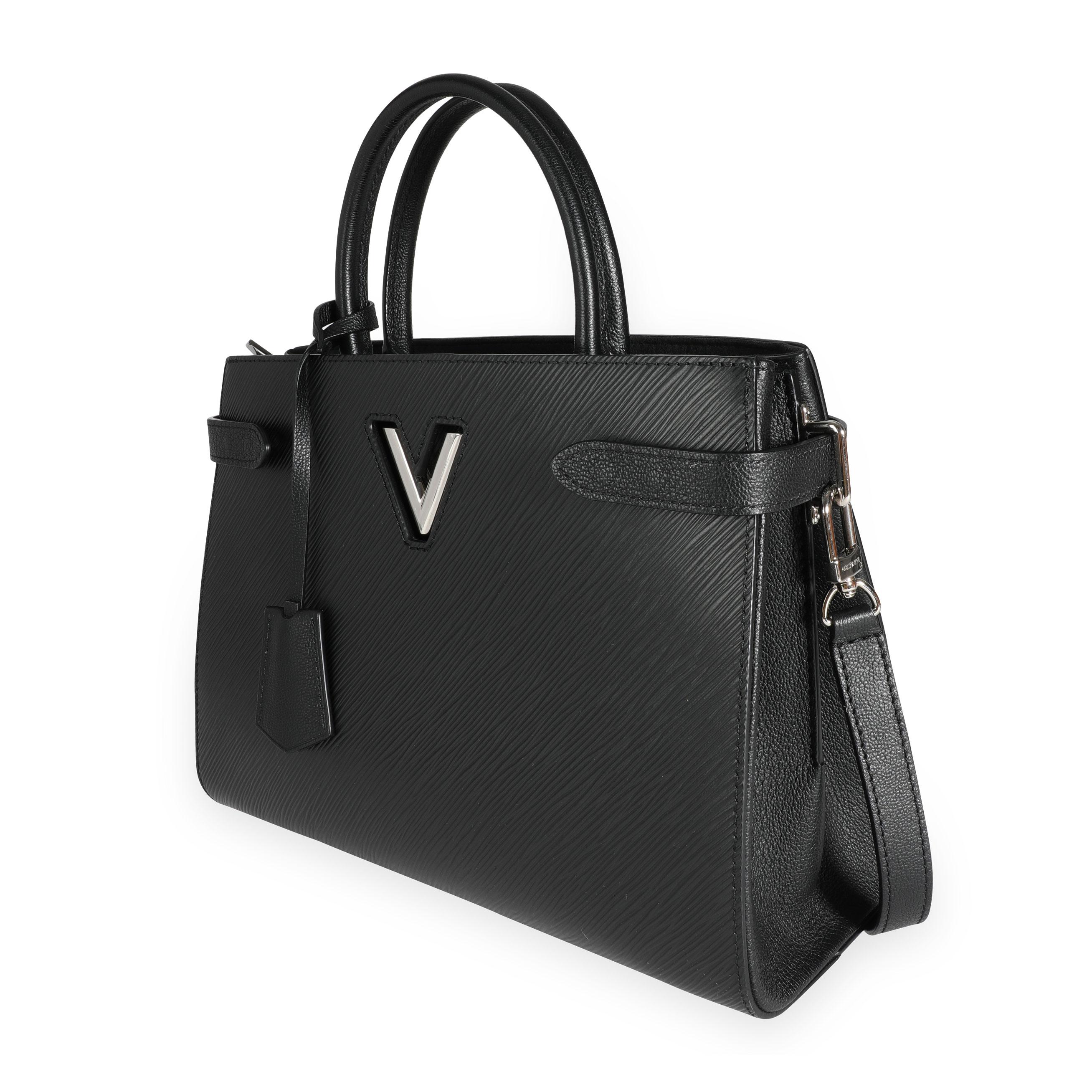 Louis Vuitton Black Epi Leather Twist Tote 1