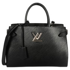 Louis Vuitton Black Epi Leather Twist Tote