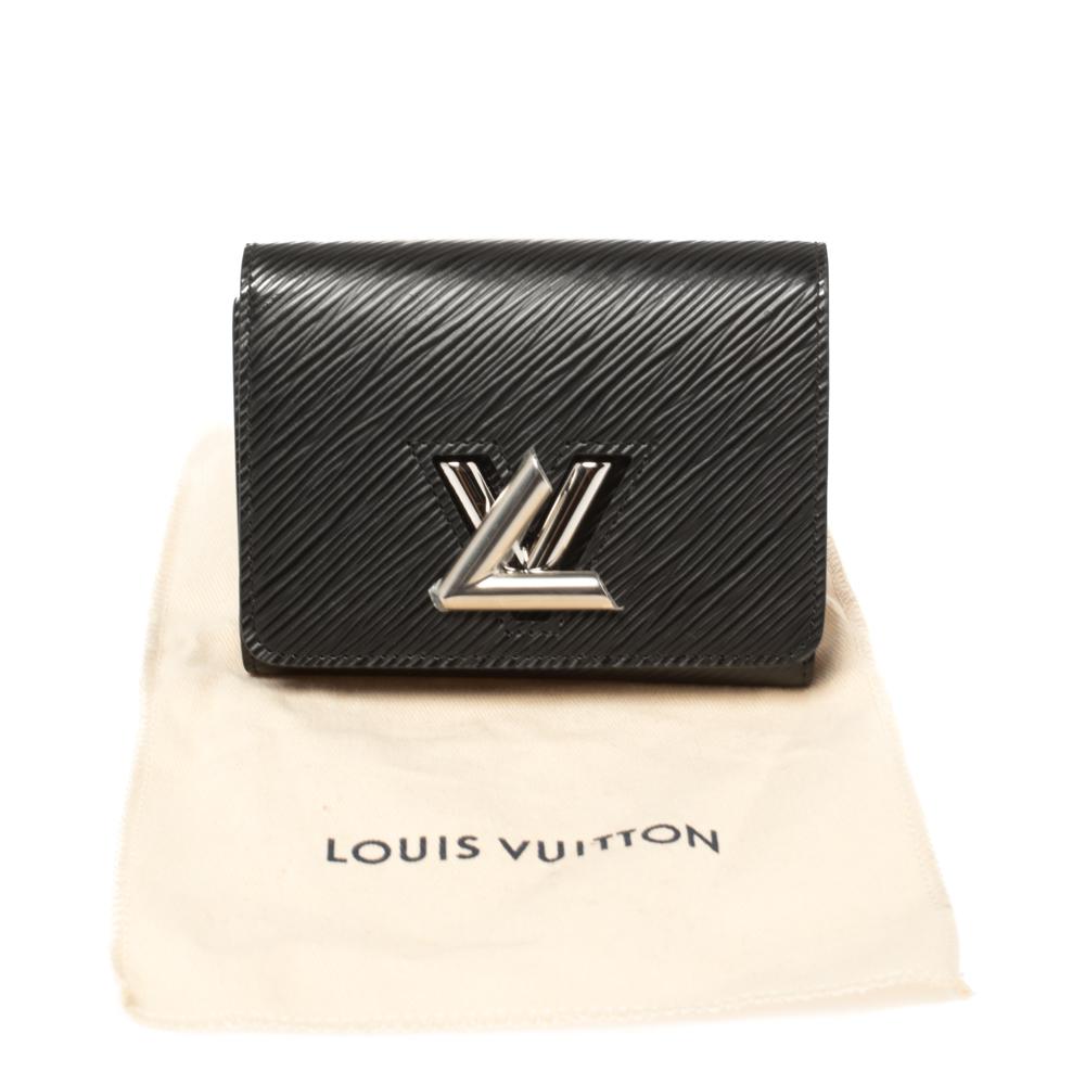 Louis Vuitton Black Epi Leather Twist Wallet 8