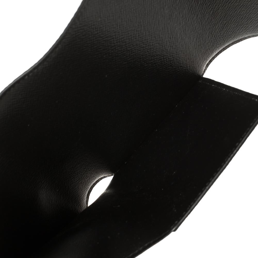Louis Vuitton Black Epi Leather Twist Wallet 3