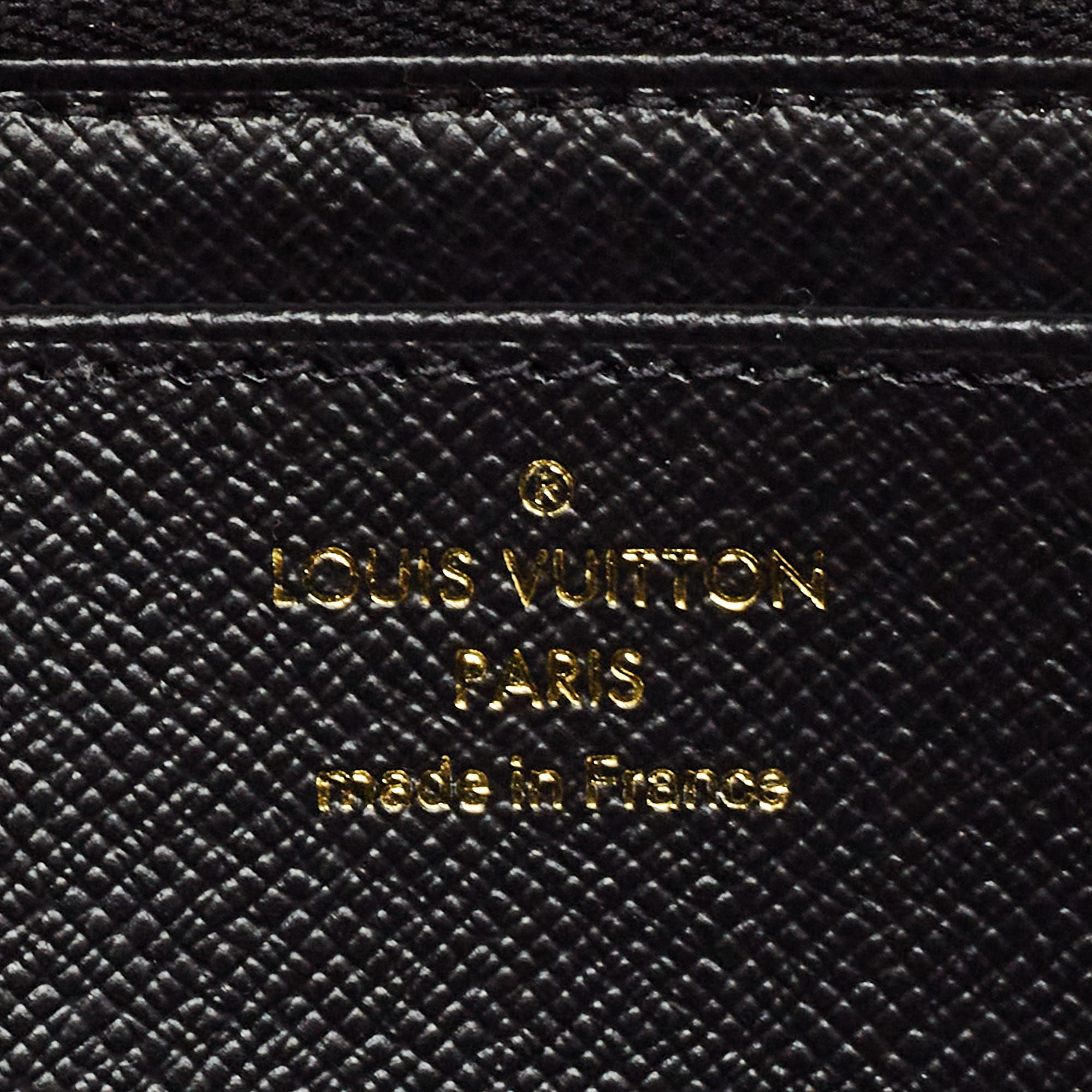 Louis Vuitton Black Epi Leather Twist Wallet For Sale 5