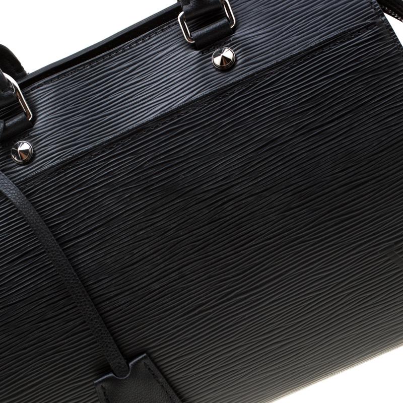 Louis Vuitton Black Epi Leather Vaneau MM Bag 4