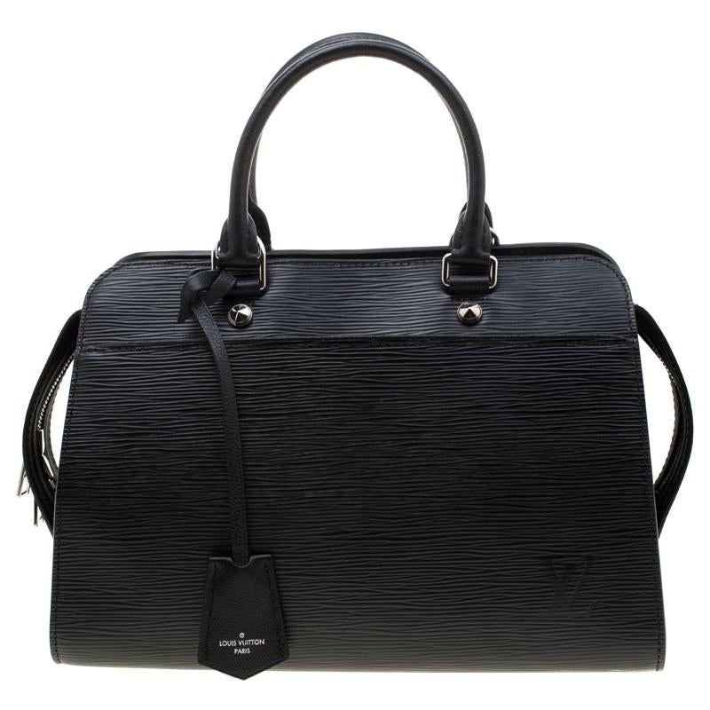 Louis Vuitton Black Epi Leather Vaneau MM Bag