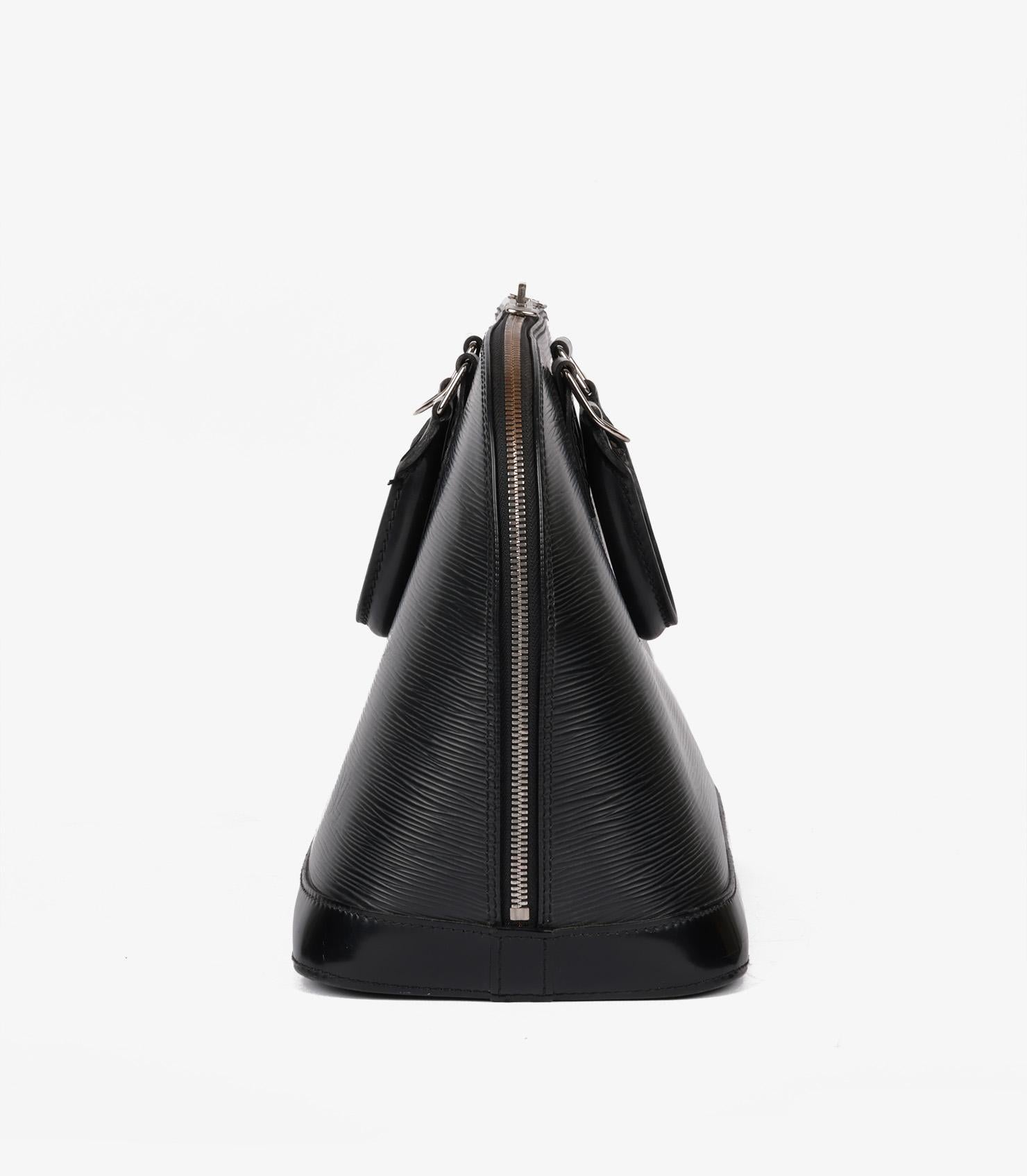 Women's Louis Vuitton Black Epi Leather Vintage Alma PM