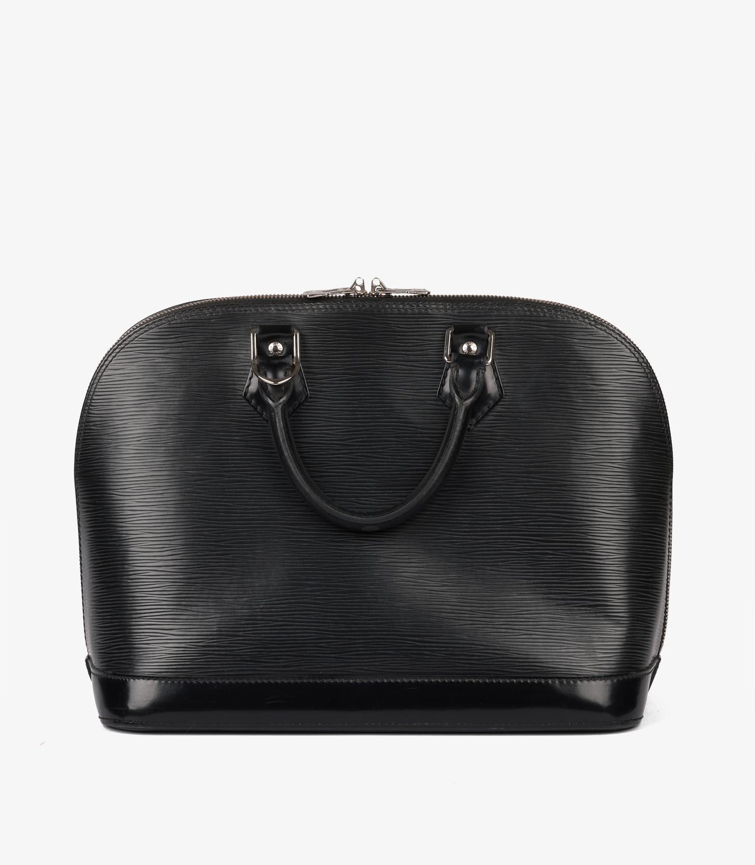 Louis Vuitton Black Epi Leather Vintage Alma PM 1