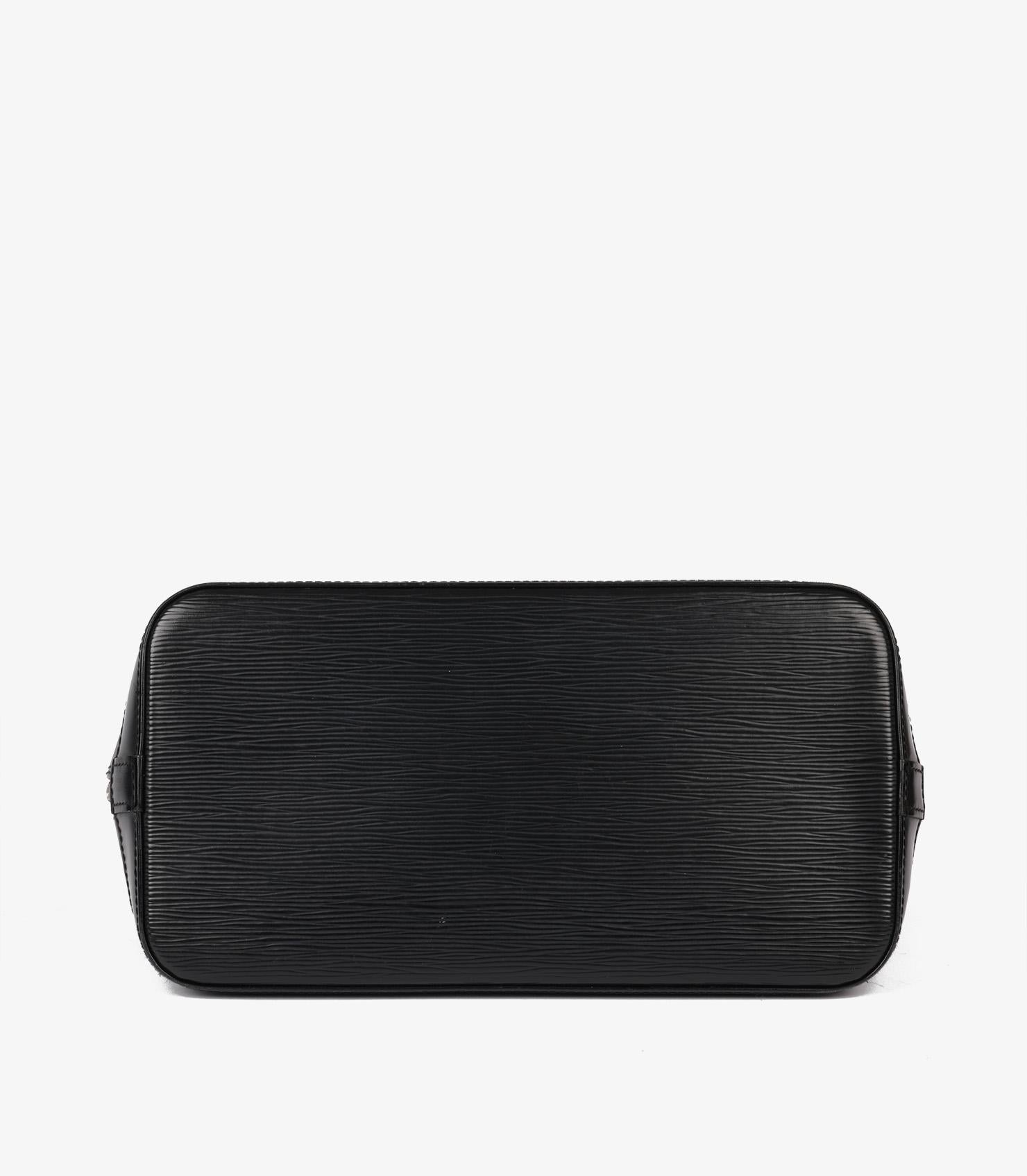 Louis Vuitton Black Epi Leather Vintage Alma PM 2