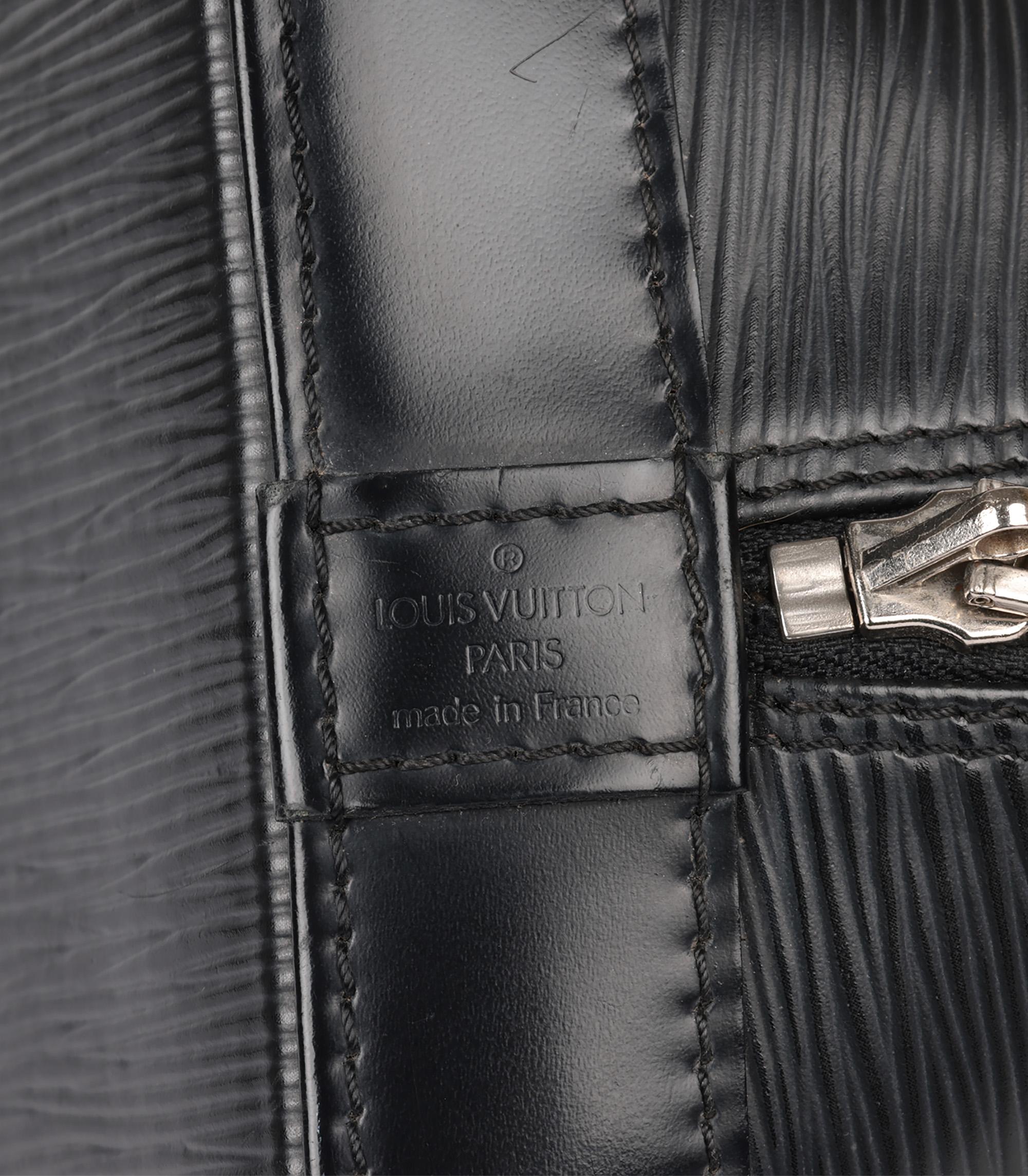 Louis Vuitton Black Epi Leather Vintage Alma PM 3