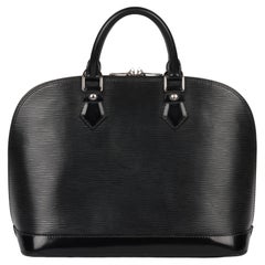 Louis Vuitton Black Epi Leather Vintage Alma PM