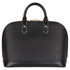 Louis Vuitton Black Epi Leather Vintage Alma PM