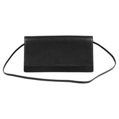 Louis Vuitton Black Epi Leather Vintage Honfleur