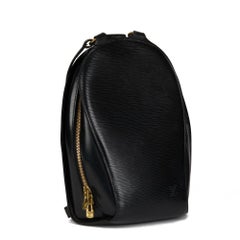 Louis Vuitton - Sac à dos Mabillon vintage en cuir épi noir