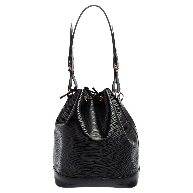 Louis Vuitton Black Epi Leather Vintage Noé Bag at 1stDibs