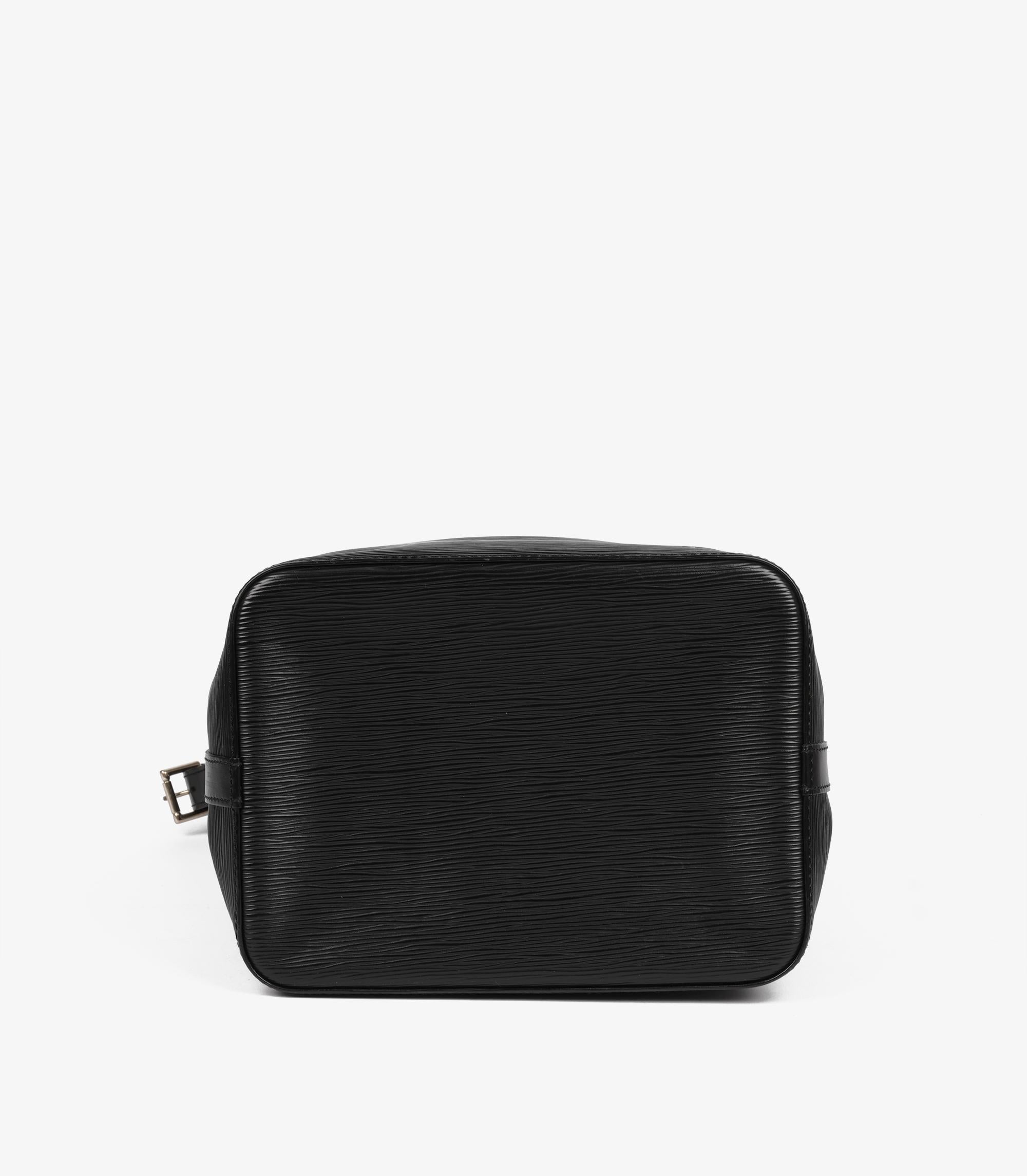 Louis Vuitton Schwarz Epi Leder Vintage Petit Noé im Angebot 2