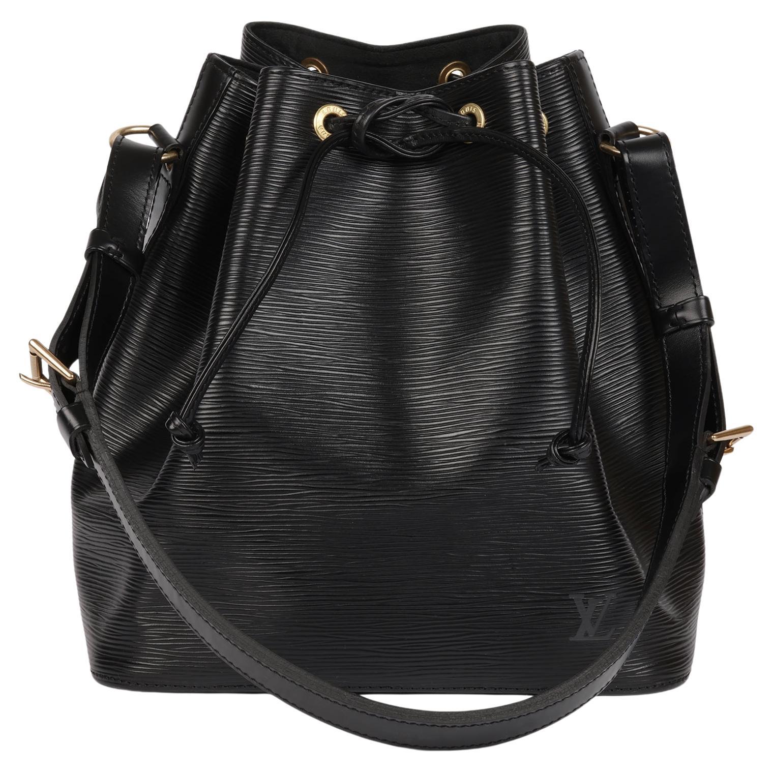 Louis Vuitton Schwarz Epi Leder Vintage Petit Noé im Angebot