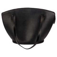 LOUIS VUITTON Schwarzes Epi-Leder-Vintage Saint Jacques GM