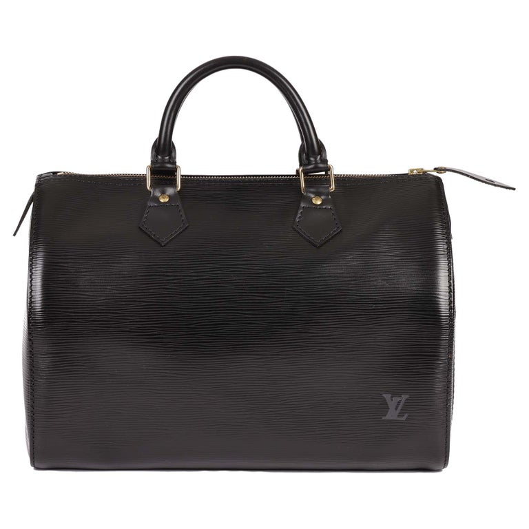 LOUIS VUITTON Black Epi Leather Vintage Speedy 30cm at 1stDibs