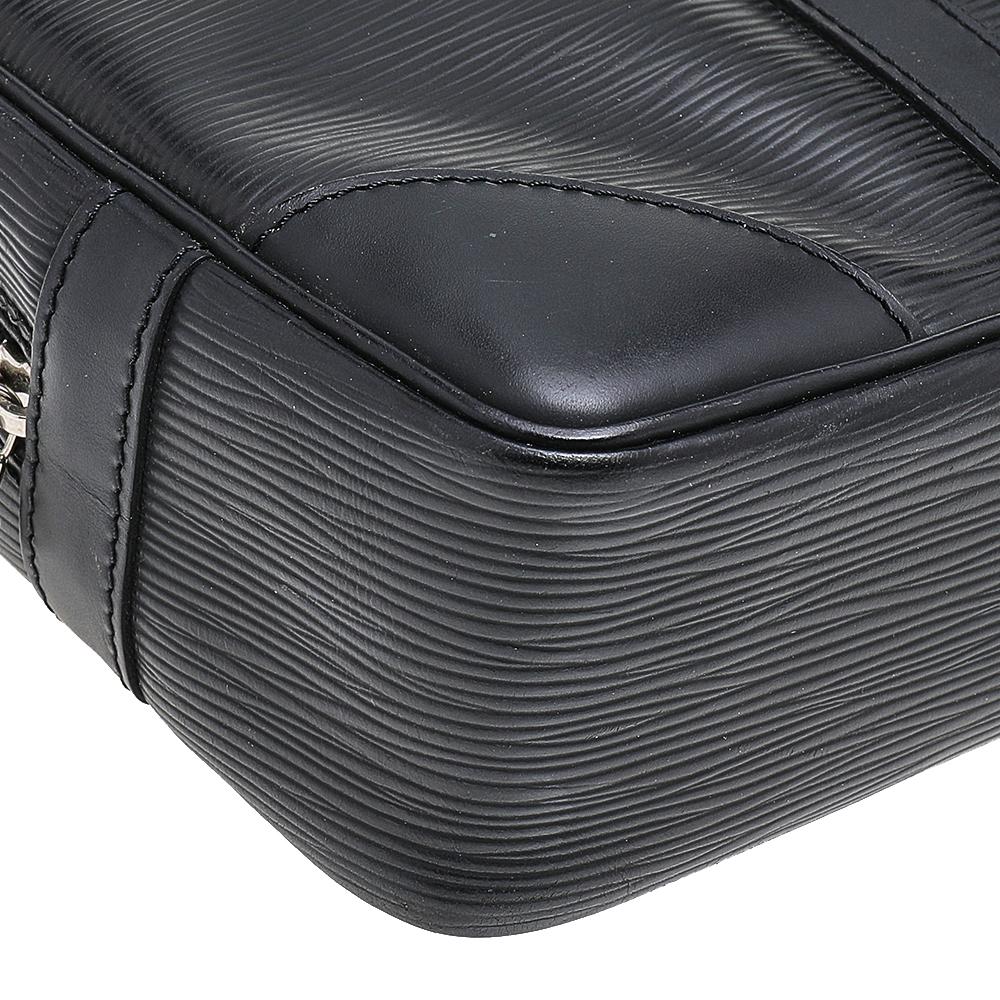 Louis Vuitton Black Epi Leather Vivienne Long MM Bag 1