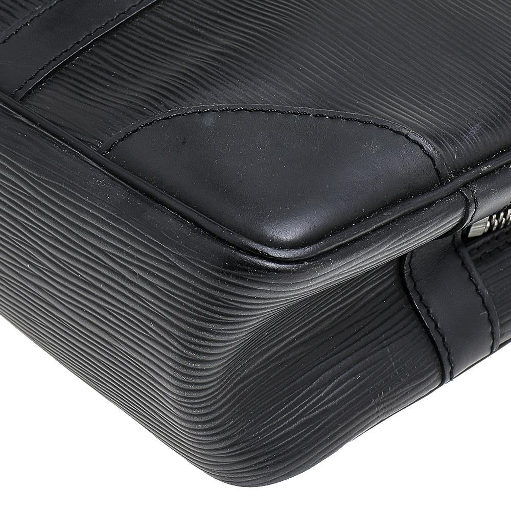 Louis Vuitton Black Epi Leather Vivienne Long MM Bag 2