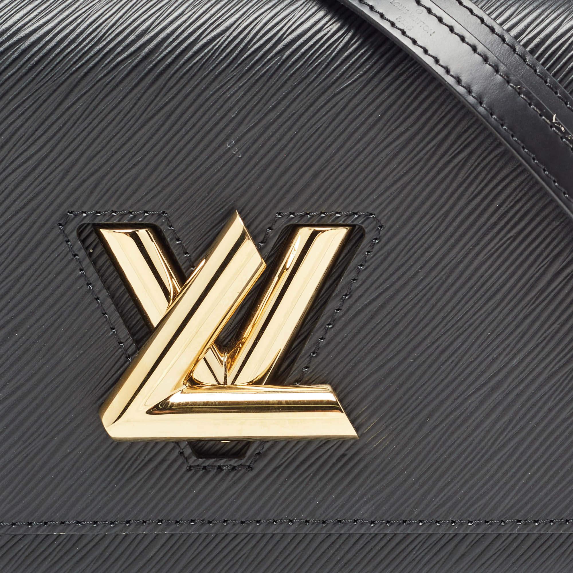 Louis Vuitton Bolso MM Twist Negro Epi Piel Corazón Salvaje 1