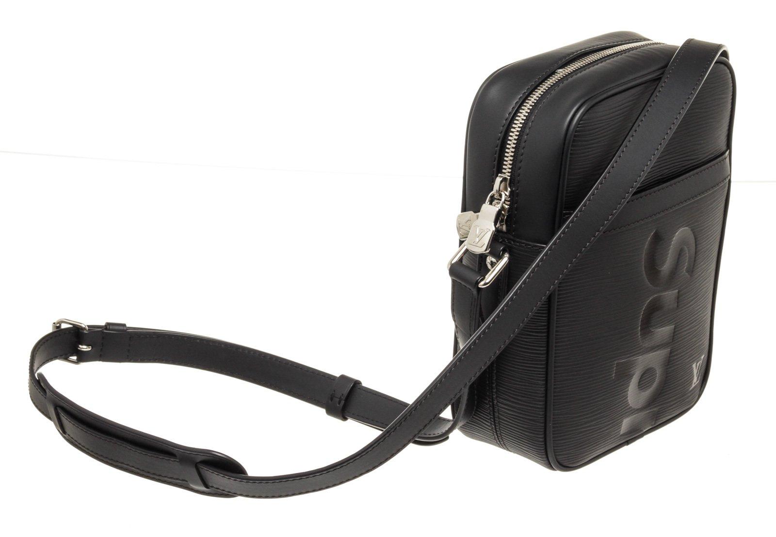 Louis Vuitton Black Epi Leather X Supreme Danube Bag 1