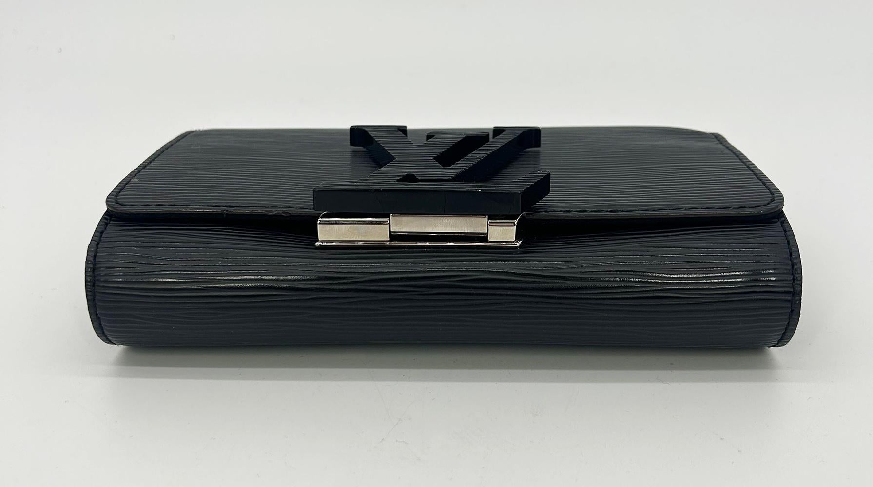 Louis Vuitton Black Epi Louise Strap PM Bag  For Sale 1
