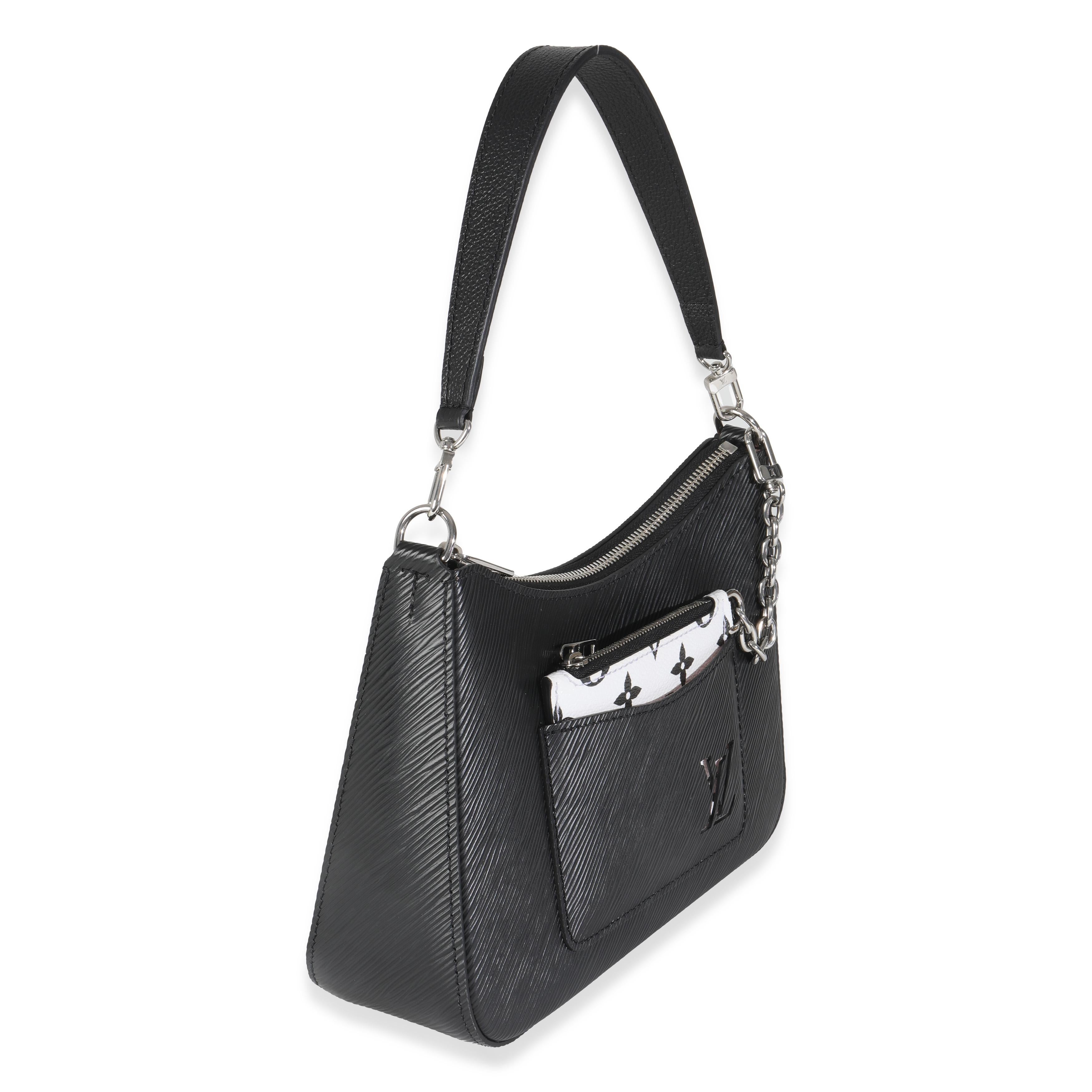 Louis Vuitton Black Epi Marelle In Excellent Condition For Sale In New York, NY