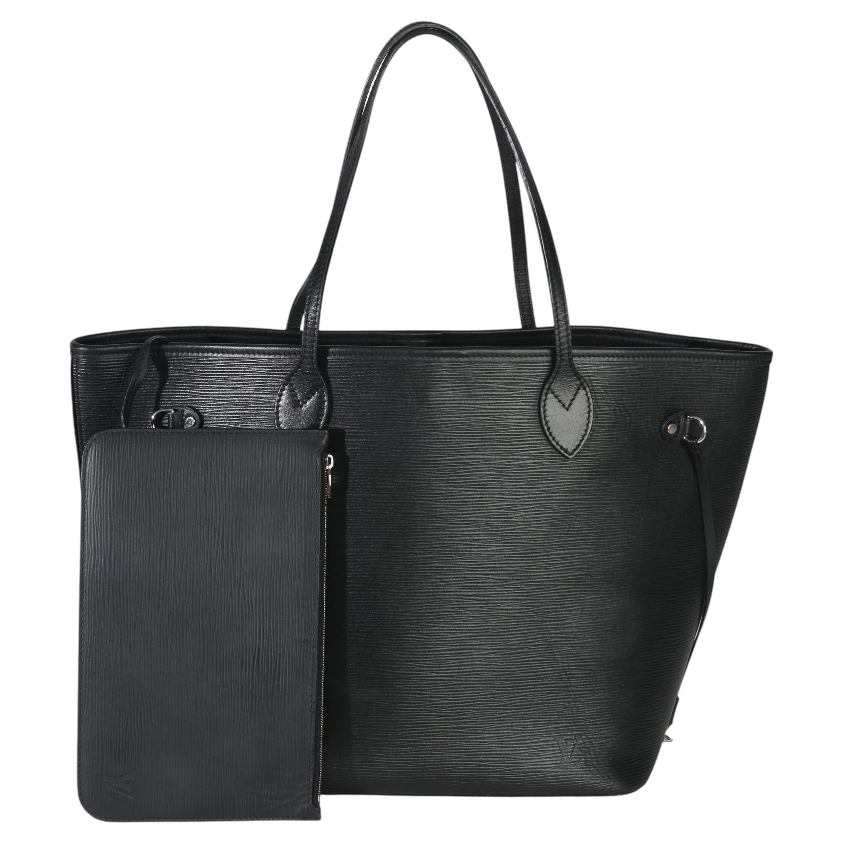 Louis Vuitton Black Epi Neverfull MM