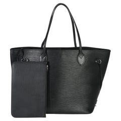 Louis Vuitton Black Epi Neverfull MM