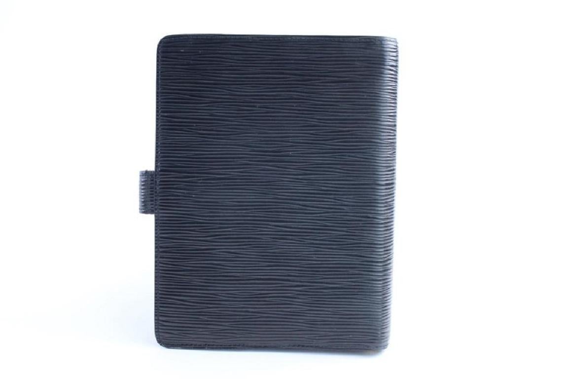 Louis Vuitton Black Epi Noir Agenda MM 213418 1
