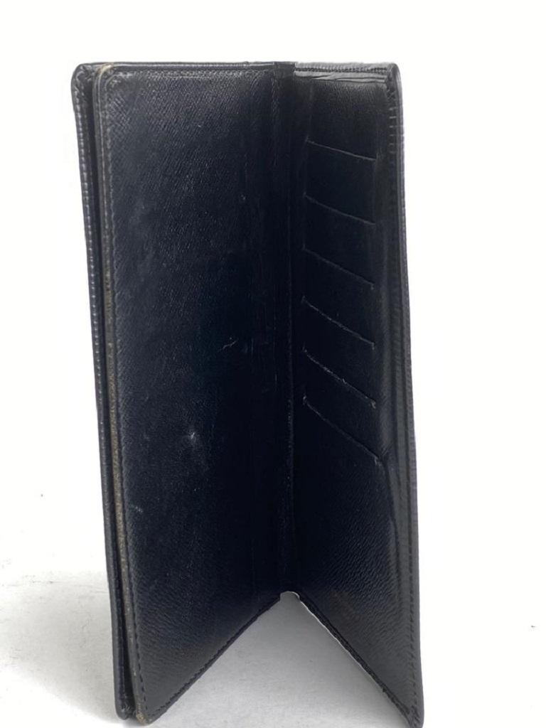 Louis Vuitton Black Zippy EPI Noir Long 9lva623 Wallet