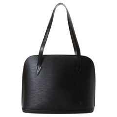 Louis Vuitton  Black Epi Noir Lussac Zip Tote 8701839