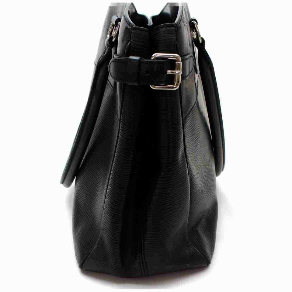Louis Vuitton Black Epi Noir Passy GM 860463 For Sale 4