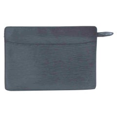 Louis Vuitton Black Epi Noir Pochette Homme Clutch 860193