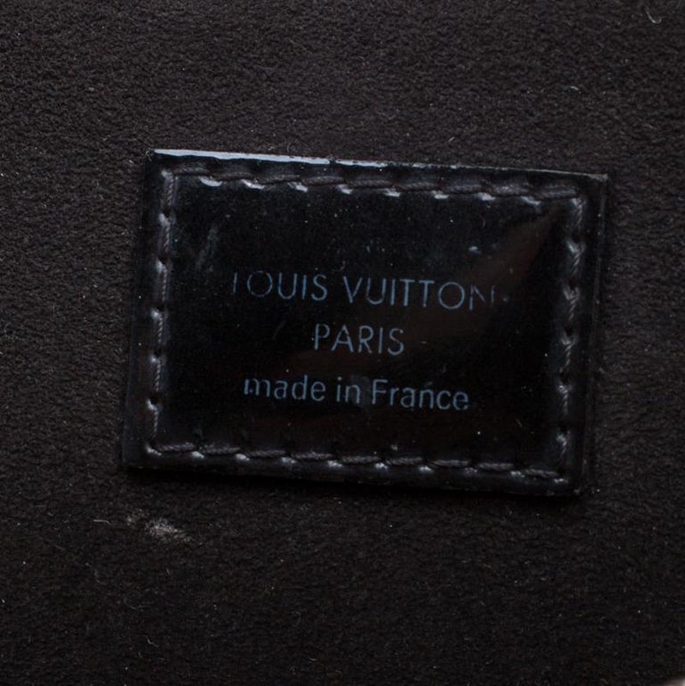 Louis Vuitton Black Epi Patent Leather Alma PM Bag For Sale at 1stDibs