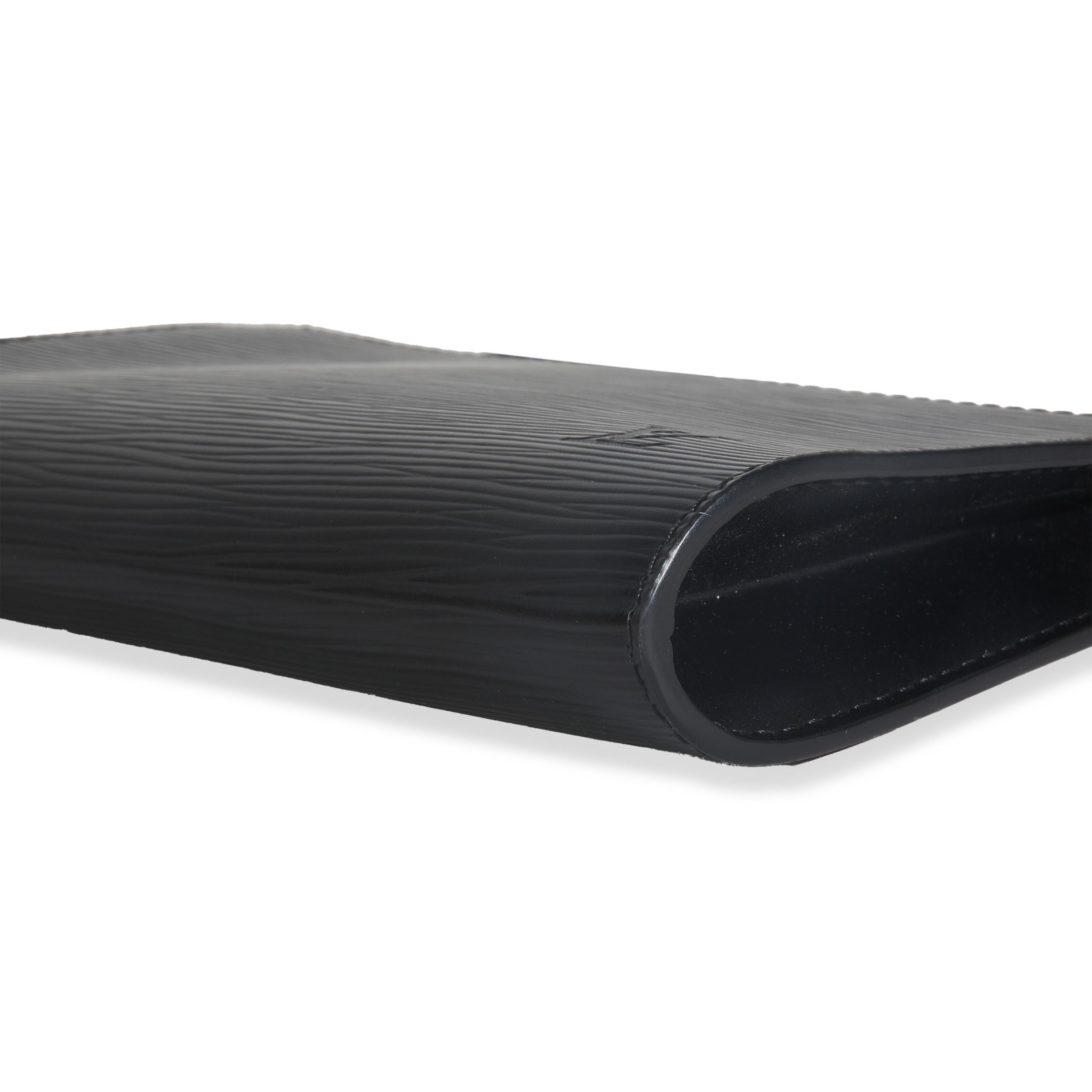 Louis Vuitton Nero Epi Pochette Accessoires NM in vendita 1