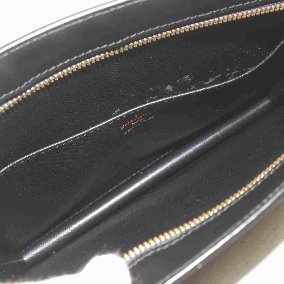 Louis Vuitton Black Epi Pochette Home Envelope Clutch 860457 For Sale 3