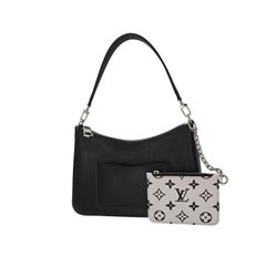 Louis Vuitton Black Epi Pochette Marelle Top Handle Baguette