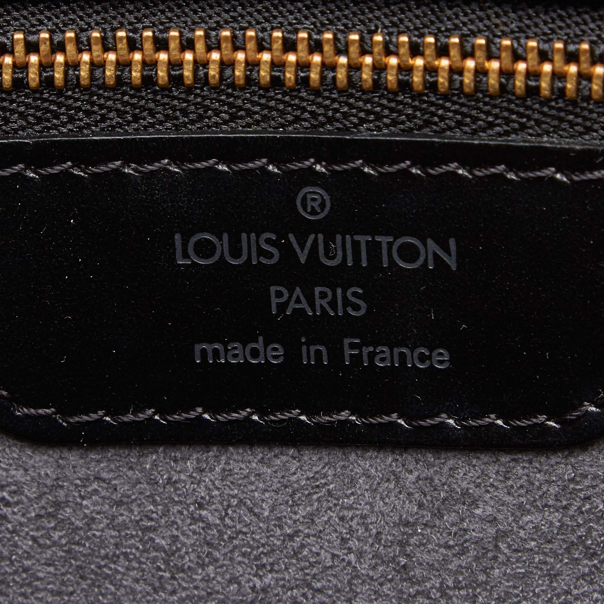 Louis Vuitton Black Epi Saint Jacques GM Long Strap 2