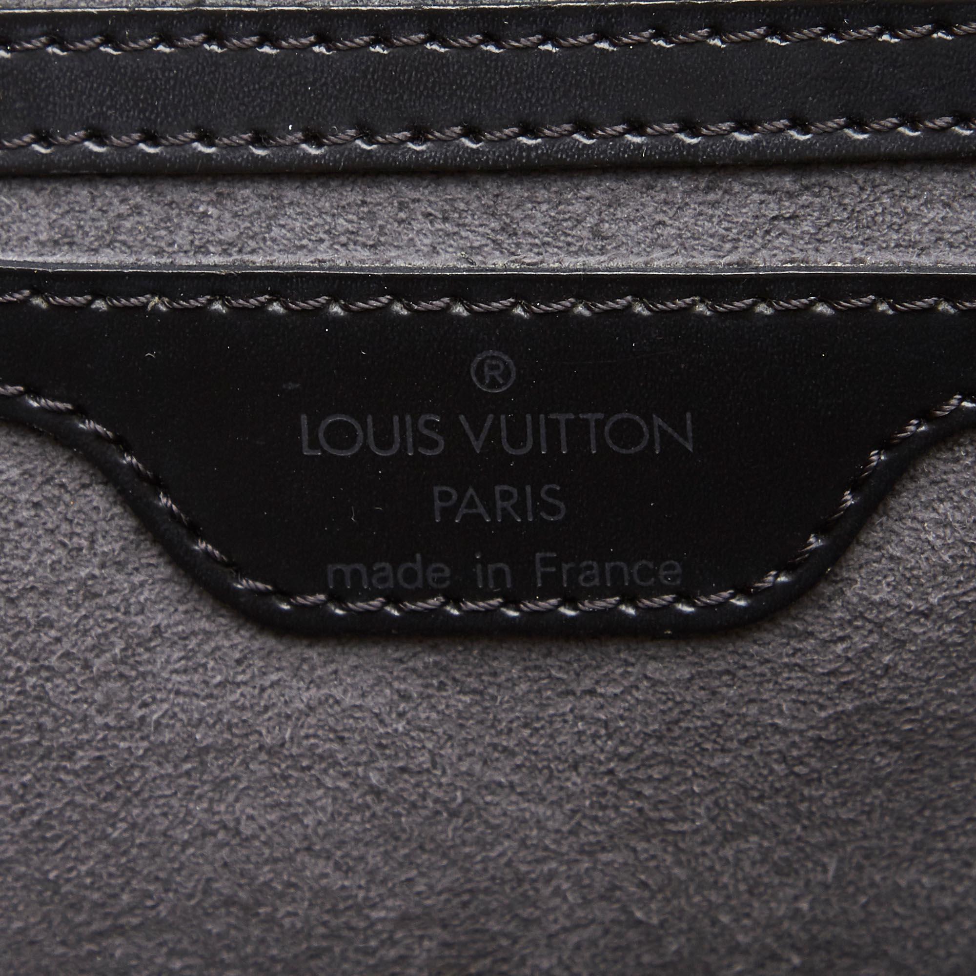 Louis Vuitton Black Epi Saint Jacques PM Tote 2